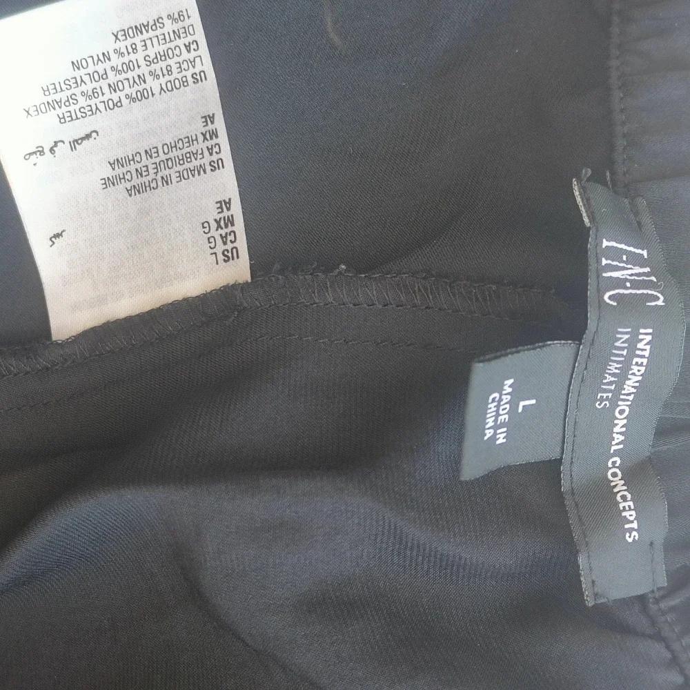 INC International Concepts black trim shorts